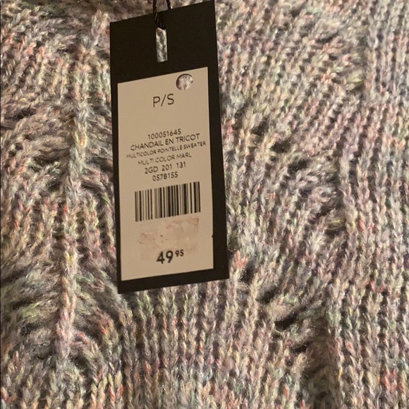 Brand new multi colour sweater super cute - Picture 2 of 4